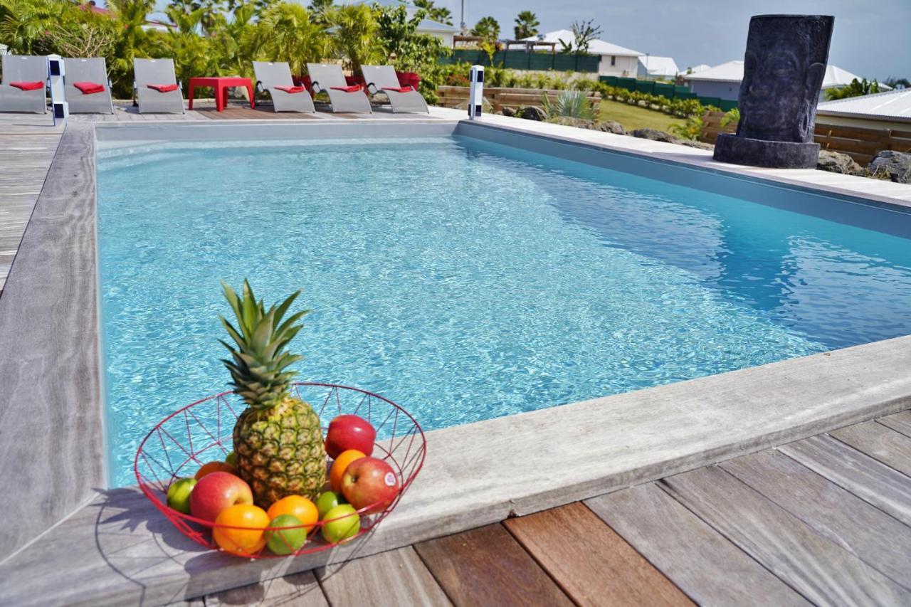 Residence Eden Ocean Avec Vue Mer Saint-Francois  Exteriör bild
